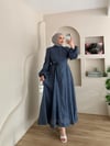 Nida Taşlı Sim Detaylı Elbise