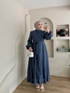 Nida Taşlı Sim Detaylı Elbise