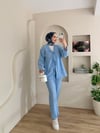Önü Bağlamalı Kimona Pantalon Takım