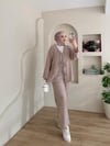 Önü Bağlamalı Kimona Pantalon Takım