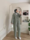 Önü Bağlamalı Kimona Pantalon Takım