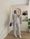 Önü Bağlamalı Kimona Pantalon Takım