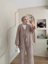 Önü Bağlamalı Kimona Pantalon Takım