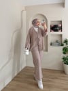 Önü Bağlamalı Kimona Pantalon Takım