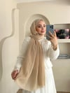 Pamuk Kareli Bürümcük Şal