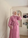 Polly Bağlamalı Etekli Takım