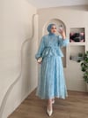 Polly Bağlamalı Etekli Takım