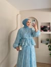 Polly Bağlamalı Etekli Takım