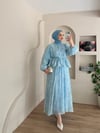 Polly Bağlamalı Etekli Takım