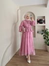 Polly Bağlamalı Etekli Takım