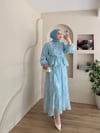 Polly Bağlamalı Etekli Takım