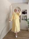 Ponpon Dantel Detaylı Etekli İkili Takım