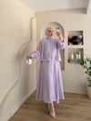 Ponpon Dantel Detaylı Etekli İkili Takım