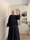 Ponpon Dantel Detaylı Etekli İkili Takım