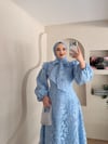 Prenses Jakarlı Tül Elbise