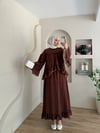 Puantiyeli Lotus Etekli Takım