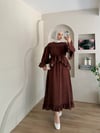 Puantiyeli Lotus Etekli Takım