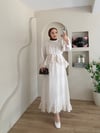 Puantiyeli Lotus Etekli Takım