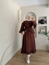 Puantiyeli Lotus Etekli Takım