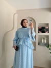 Puantiyeli Lotus Etekli Takım