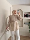 Rain Büzgülü Fermuarlı Ceket