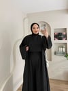 Ravza Pantalonlu Abaya Takım