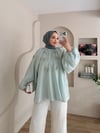Reglan Çiçek Motifli Gömlek 