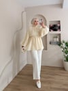 Reglan Çiçek Motifli Gömlek 