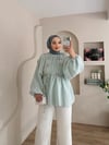 Reglan Çiçek Motifli Gömlek 