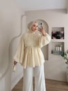 Reglan Çiçek Motifli Gömlek 