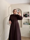 Ribana Omuz Çiçekli Elbise