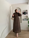 Ribana Omuz Çiçekli Elbise