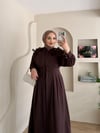 Ribana Omuz Çiçekli Elbise