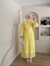 Ribana Omuz Çiçekli Elbise