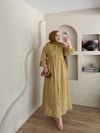 Ribana Omuz Çiçekli Elbise