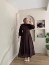Ribana Omuz Çiçekli Elbise