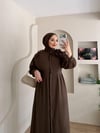 Ribana Omuz Çiçekli Elbise