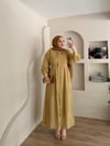 Ribana Omuz Çiçekli Elbise