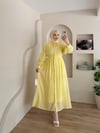 Ribana Omuz Çiçekli Elbise