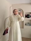 Ribana Omuz Çiçekli Elbise