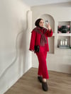 Rona Yaka Detay Pantalon Takım