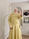 Sabel Gül Detay Etekli Takım