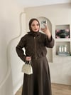 Sabel Gül Detay Etekli Takım