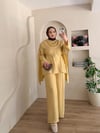 Sahra Şal Yakalı Pantalonlu Takım