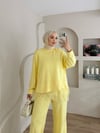 Sanella Üçlü Dantel Detay Takım