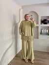 Sanella Üçlü Dantel Detay Takım