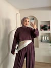 Sasha Dantel Paça Şalvarlı Takım