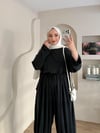 Sasha Dantel Paça Şalvarlı Takım