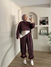 Sasha Dantel Paça Şalvarlı Takım