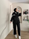 Şerit Detaylı Fermuarlı Spor Takım